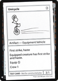 Unicycle (CMB1-) - Mystery Booster Playtest Cards 2019