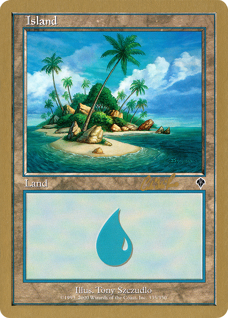 Island (335) - 2002 Carlos Romao (INV) (WCD-CR335A) - World Championship Decks 2002