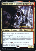 Kroxa, Titan of Death's Hunger (PRE-221S) - Theros Beyond Death Promos Foil
