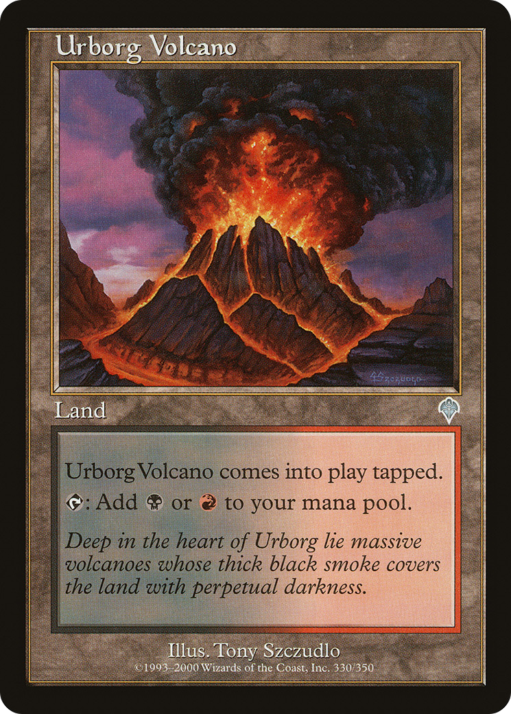 Urborg Volcano (INV-330) - Invasion Foil