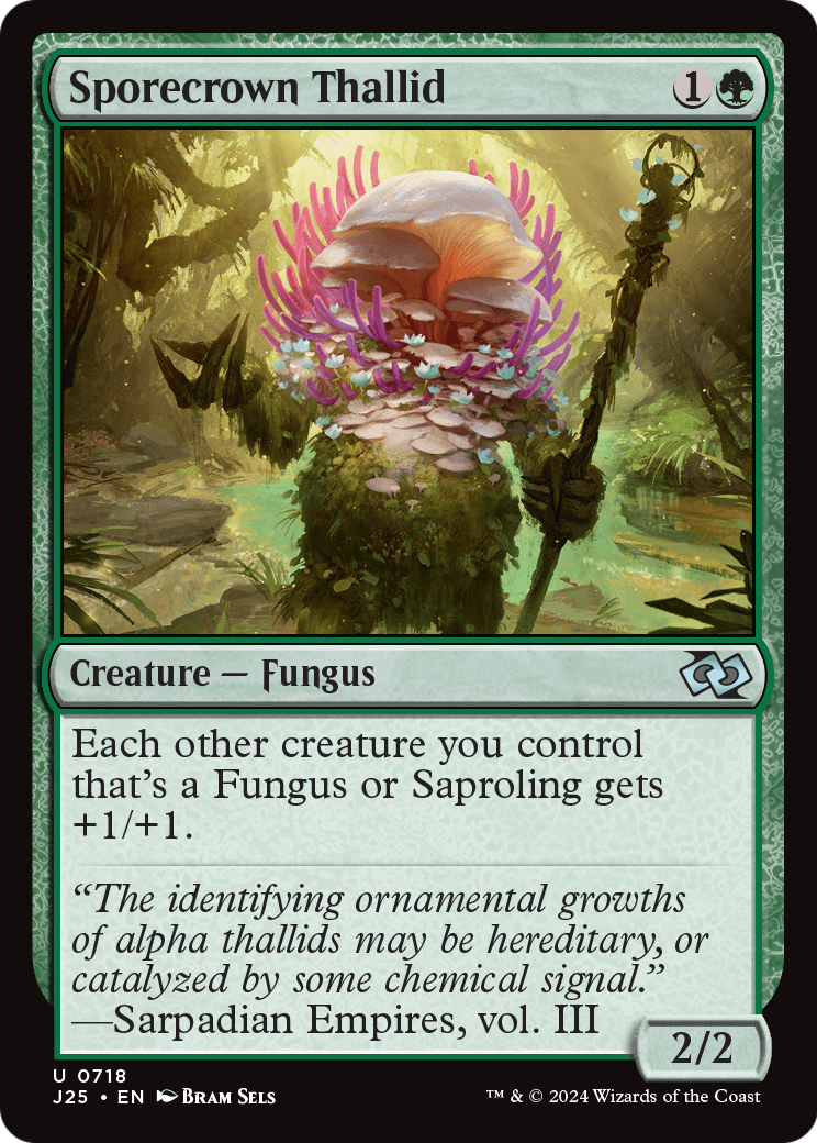Sporecrown Thallid (J25-718) - Foundations Jumpstart