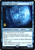 Silent Hallcreeper (PRE-072) - Duskmourn: House of Horror Promos: (enchantment) Foil