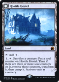Hostile Hostel (PRE-264S) - Innistrad: Midnight Hunt Promos: (Double Faced Transform) Foil