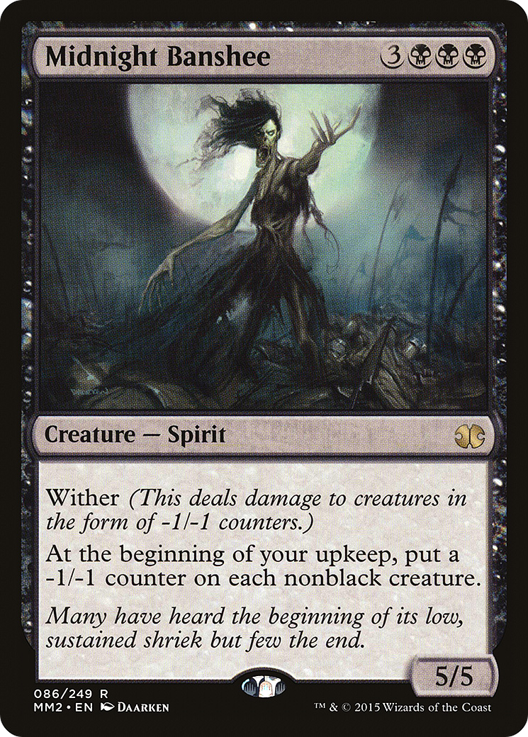 Midnight Banshee (MM2-086) - Modern Masters 2015 Foil