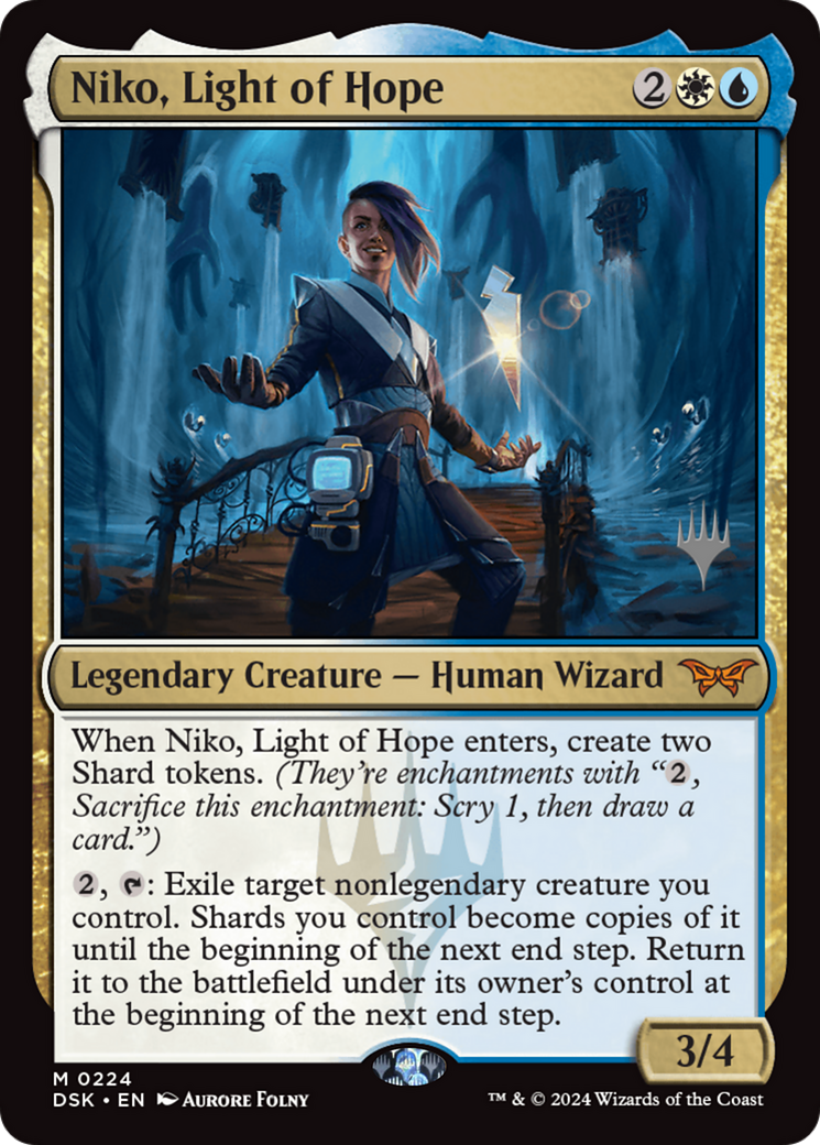 Niko, Light of Hope (PPDSK-224) - Duskmourn: House of Horror Promos Foil