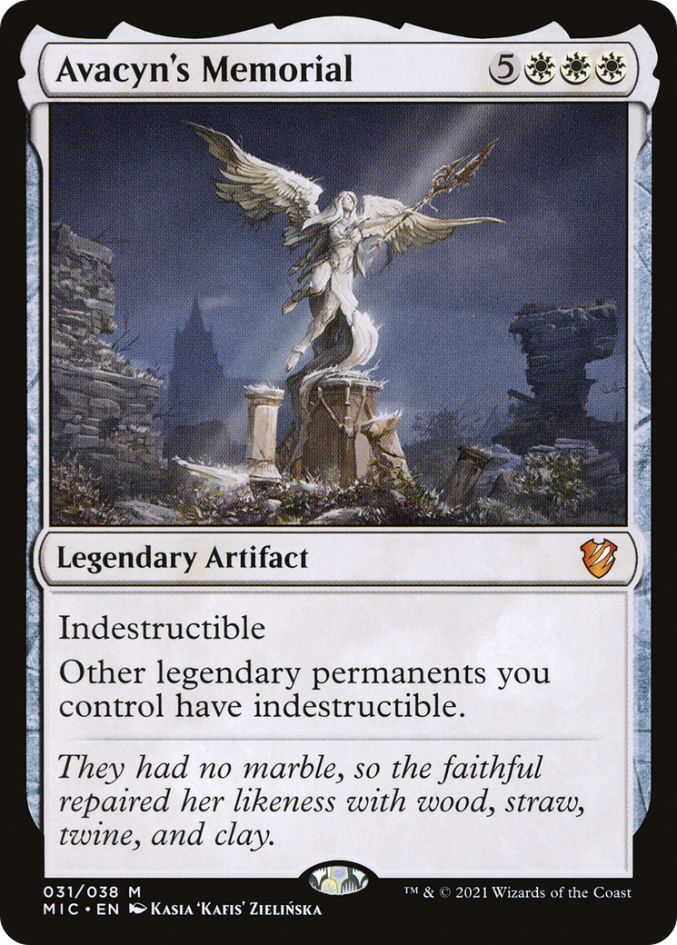 Avacyn's Memorial (MIC-031) - Midnight Hunt Commander