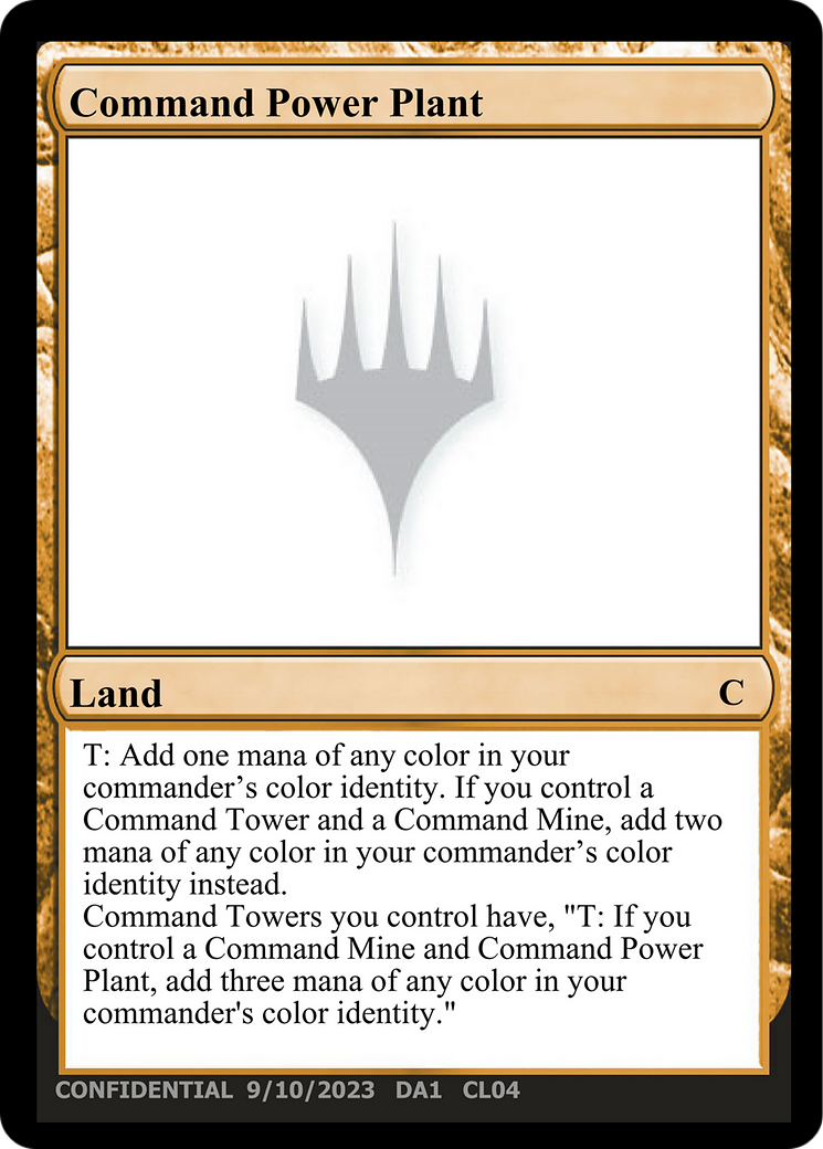 Command Power Plant (UNK-) - Unknown Event