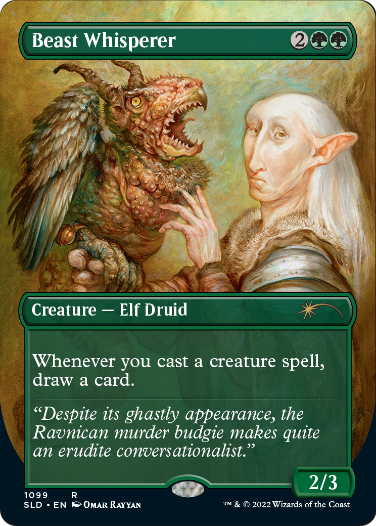 Beast Whisperer (Borderless) (SLD-1099) - Secret Lair Drop Foil