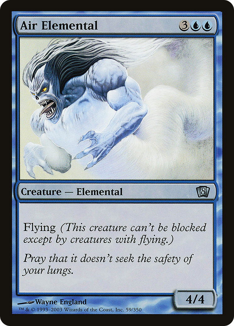 Air Elemental (8ED-059) - 8th Edition