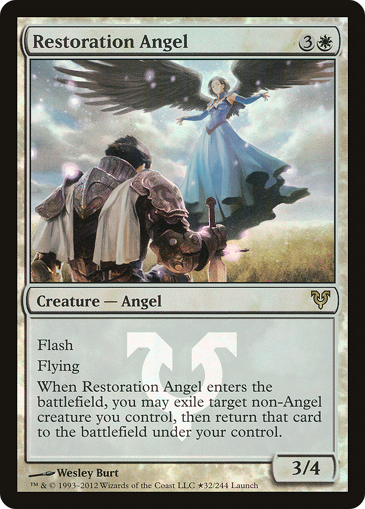 Restoration Angel (LARP-032) - Avacyn Restored Promos Foil