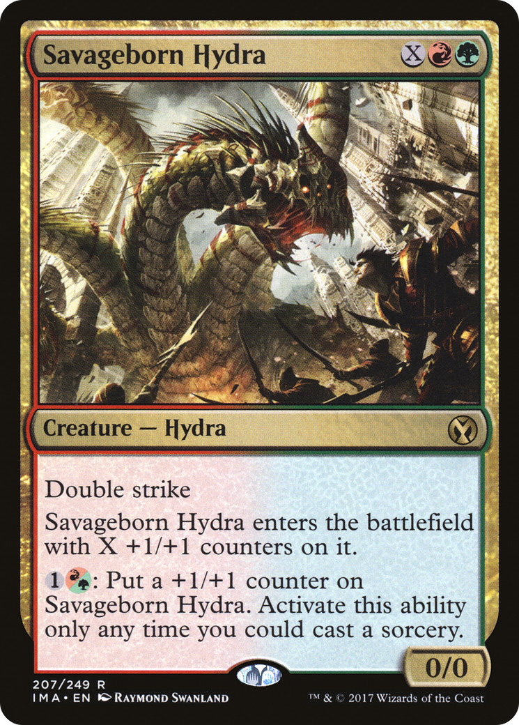 Savageborn Hydra (IMA-207) - Iconic Masters Foil