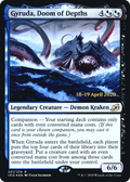 Gyruda, Doom of Depths (PRE-221) - Ikoria: Lair of Behemoths Promos: (companion) Foil