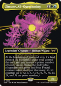 Zimone, All-Questioning (Showcase) (DSK-366) - Duskmourn: House of Horror (Borderless) Foil