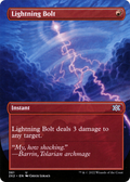 Lightning Bolt (Borderless) (2X2-361) - Double Masters 2022 Foil