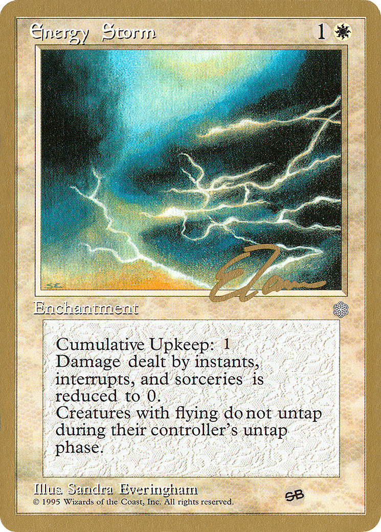 Energy Storm - 1996 Eric Tam (ICE) (SB) (WCD-) - Pro Tour Collector Set
