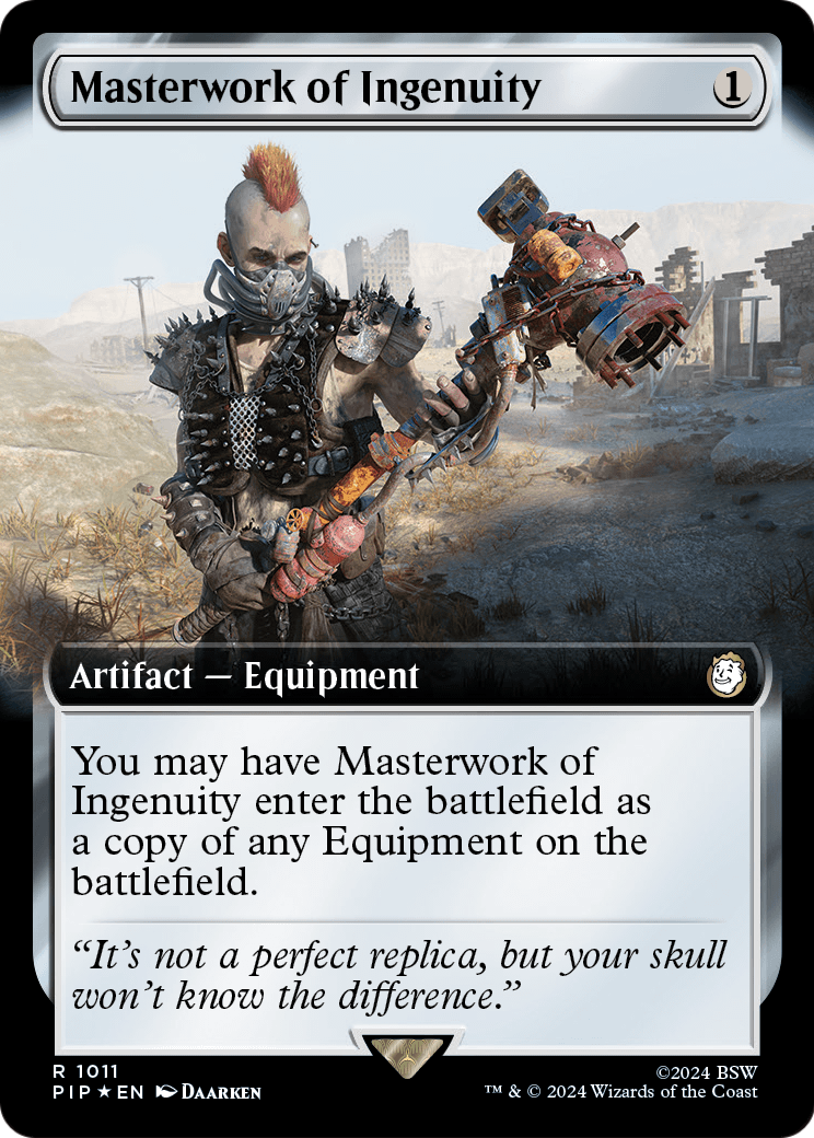 Masterwork of Ingenuity (Extended Art) (Surge Foil) (PIP-1011) - Fallout: (Extended Art) Foil