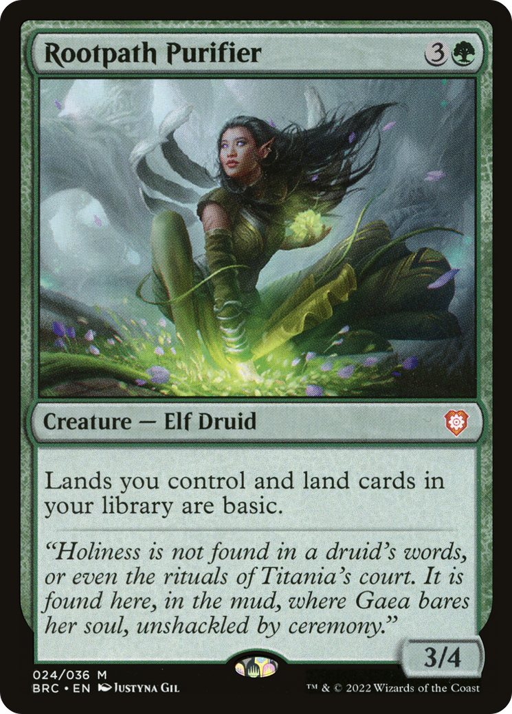 Rootpath Purifier (BRC-024) - The Brothers' War Commander Foil