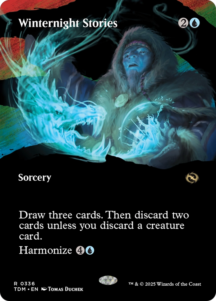 Winternight Stories (Borderless) (TDM-336) - Tarkir: Dragonstorm: (Showcase)