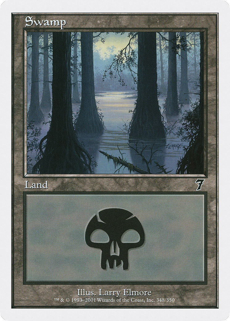 Swamp (7ED-348) - 7th Edition Foil