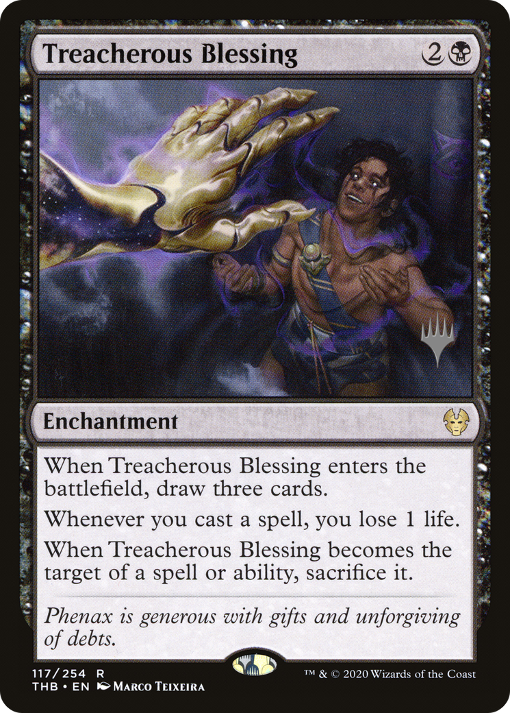 Treacherous Blessing (PPTHB-117) - Theros Beyond Death Promos