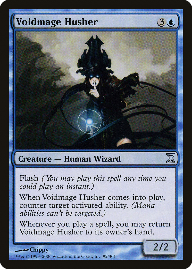 Voidmage Husher (TSP-092) - Time Spiral Foil