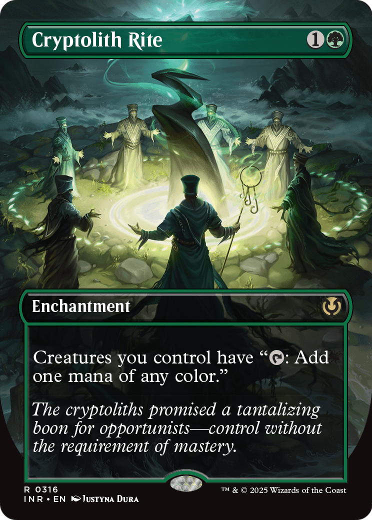 Cryptolith Rite (Borderless) (INR-316) - Innistrad Remastered: (enchantment) Foil