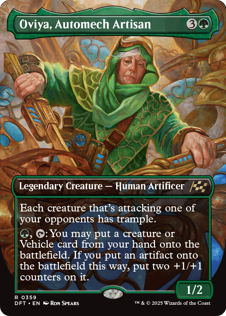 Oviya, Automech Artisan (Borderless) (DFT-359) - Aetherdrift Foil