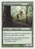 Verduran Enchantress (9ED-279) - 9th Edition Foil