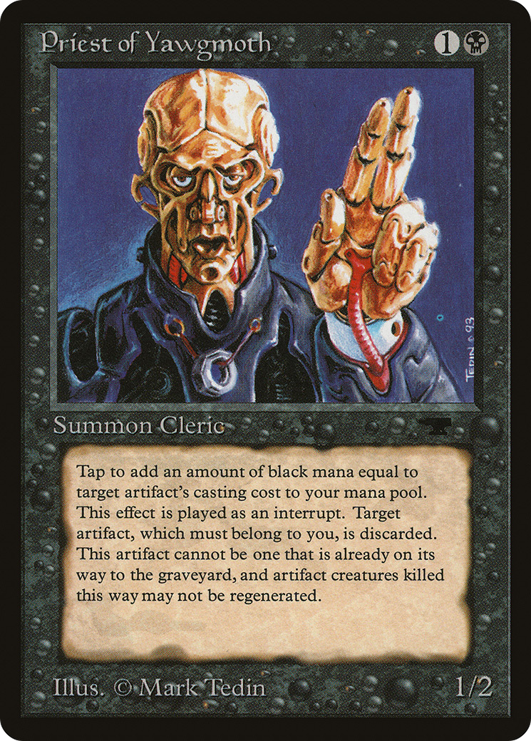 Priest of Yawgmoth (ATQ-) - Antiquities