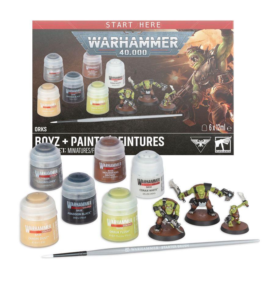 Warhammer 40k Orks: Boyz and Paints