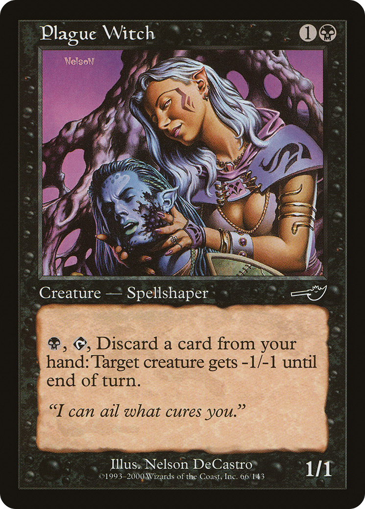 Plague Witch (NMS-066) - Nemesis Foil