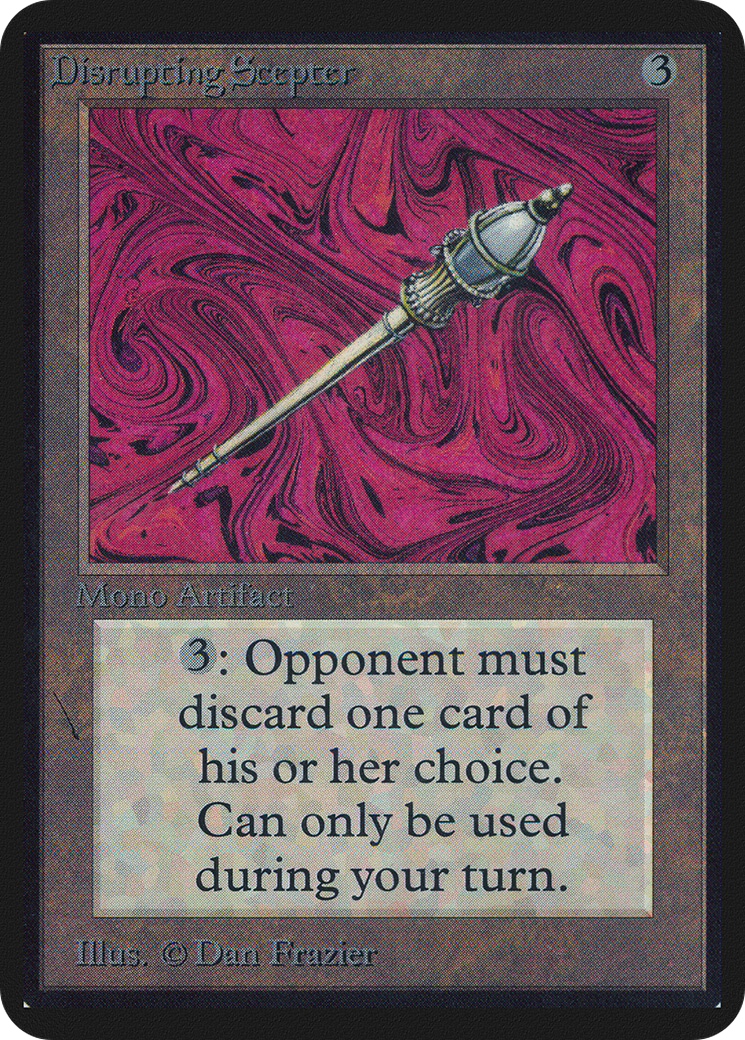 Disrupting Scepter (LEA-) - Limited Edition Alpha