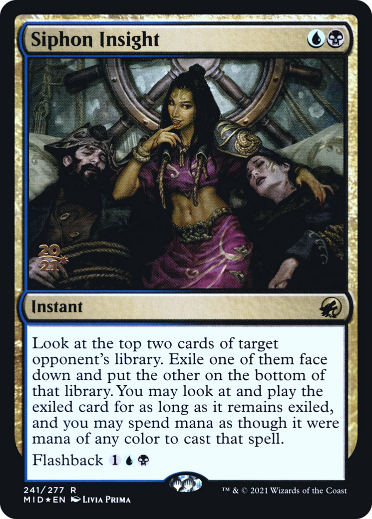 Siphon Insight (PRE-241S) - Innistrad: Midnight Hunt Promos Foil