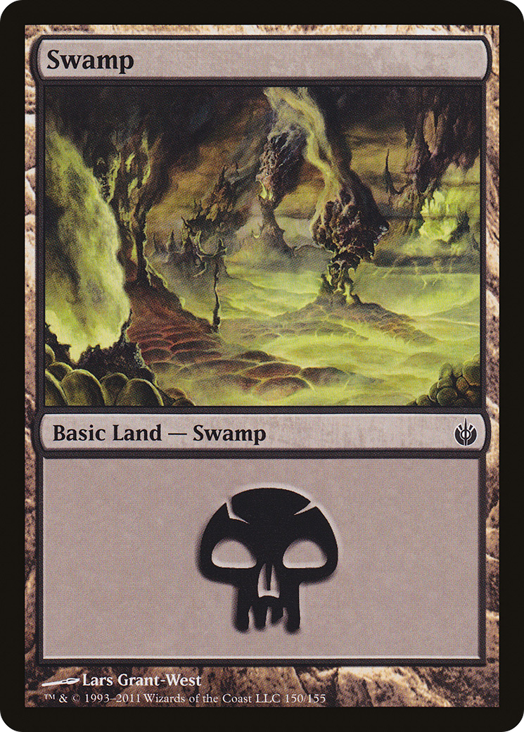 Swamp (150) (MBS-150) - Mirrodin Besieged Foil