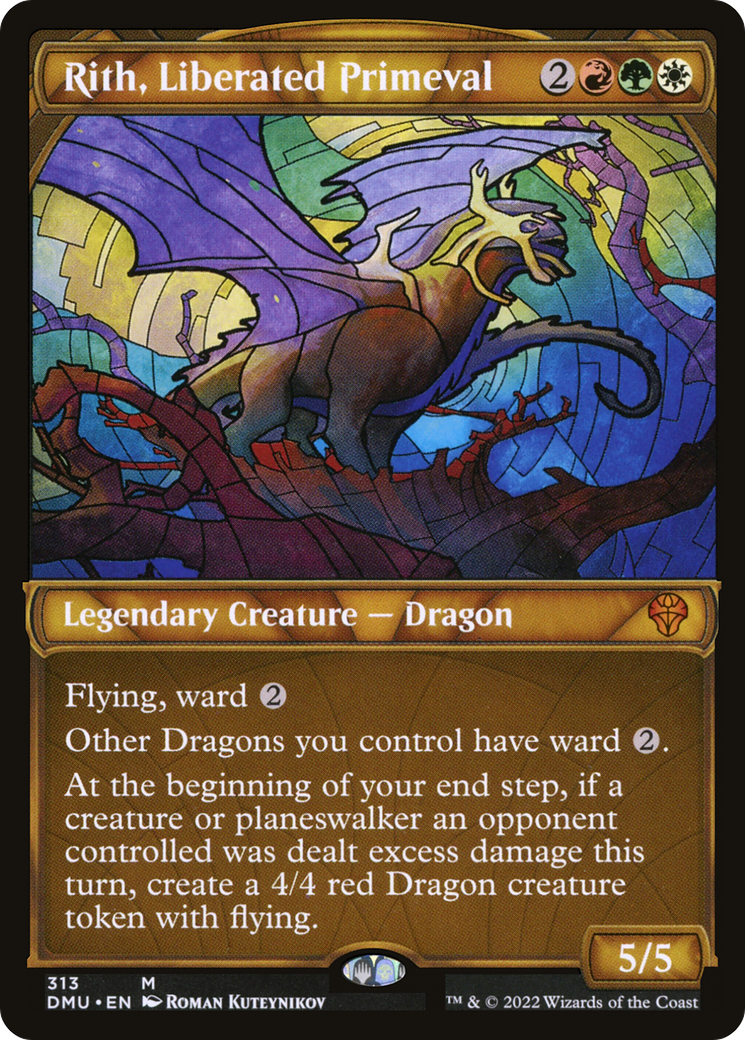 Rith, Liberated Primeval (Showcase) (DMU-313) - Dominaria United: (Showcase)
