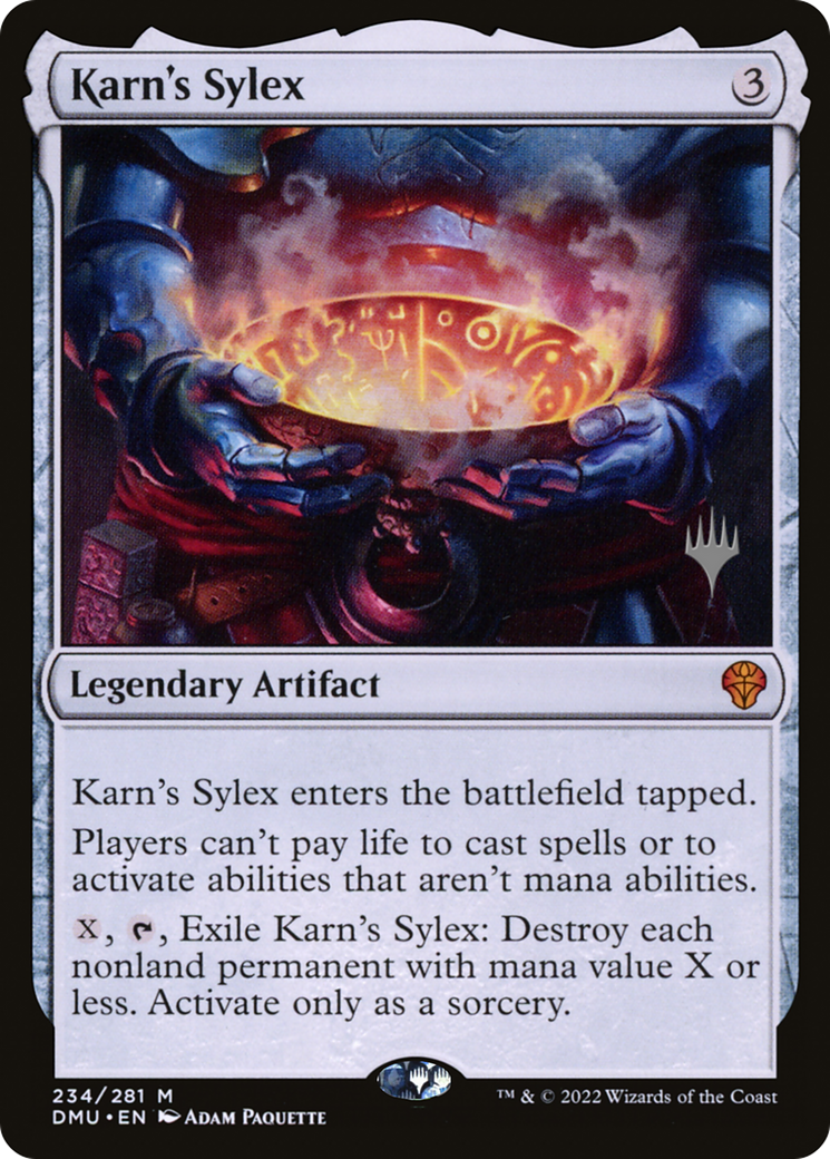 Karn's Sylex (PPDMU-234) - Dominaria United Promos Foil