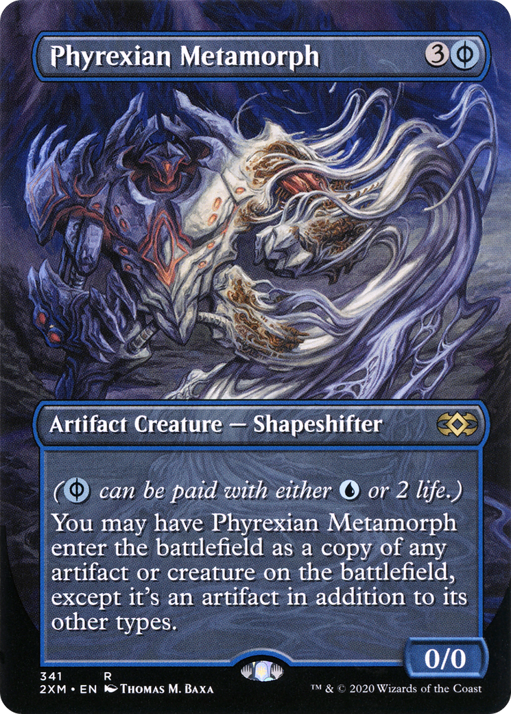 Phyrexian Metamorph (Borderless) (2XM-341) - Double Masters Foil