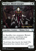 Whisper, Blood Liturgist (PRE-111S) - Dominaria Promos Foil