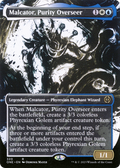Malcator, Purity Overseer (Showcase) (ONE-320) - Phyrexia: All Will Be One: (Showcase) (Borderless) Foil