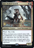 Gev, Scaled Scorch (PRE-214) - Bloomburrow Promos Foil