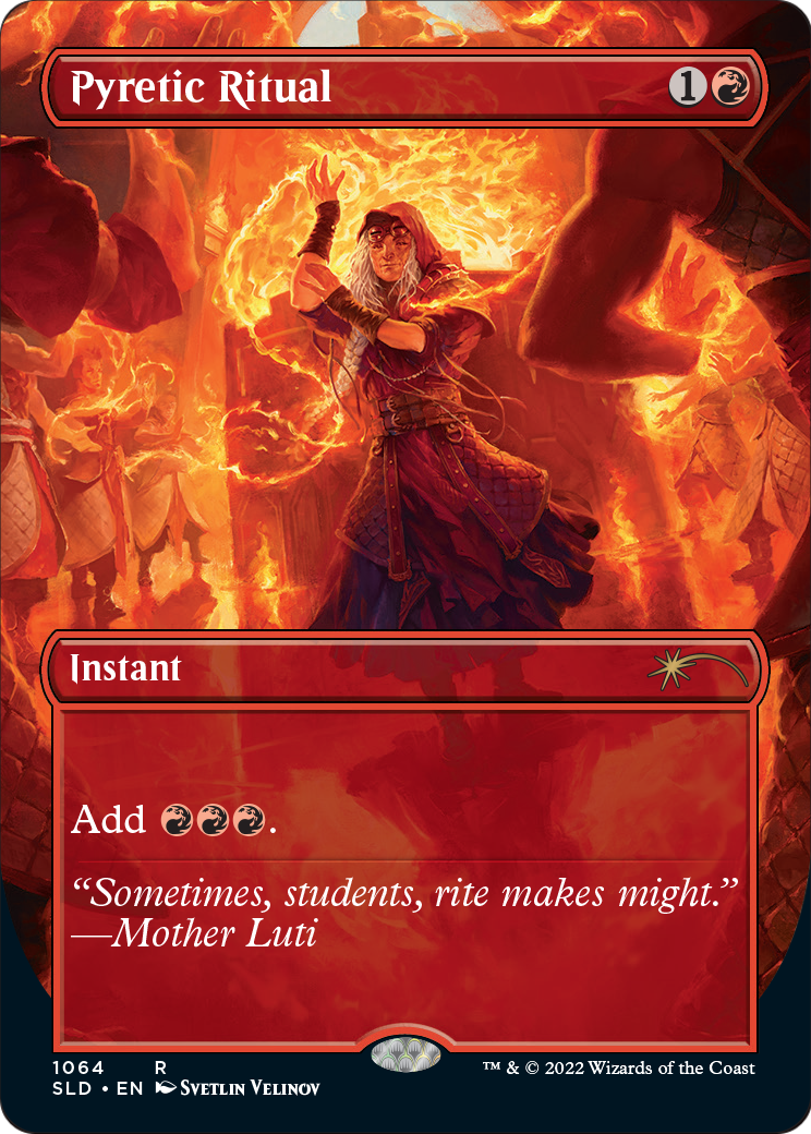 Pyretic Ritual (SLD-1064) - Secret Lair Drop (Borderless)