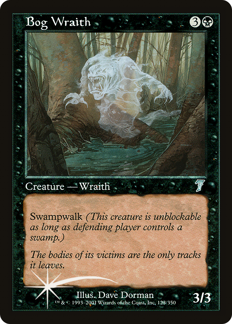 Bog Wraith (7ED-123★) - 7th Edition Foil