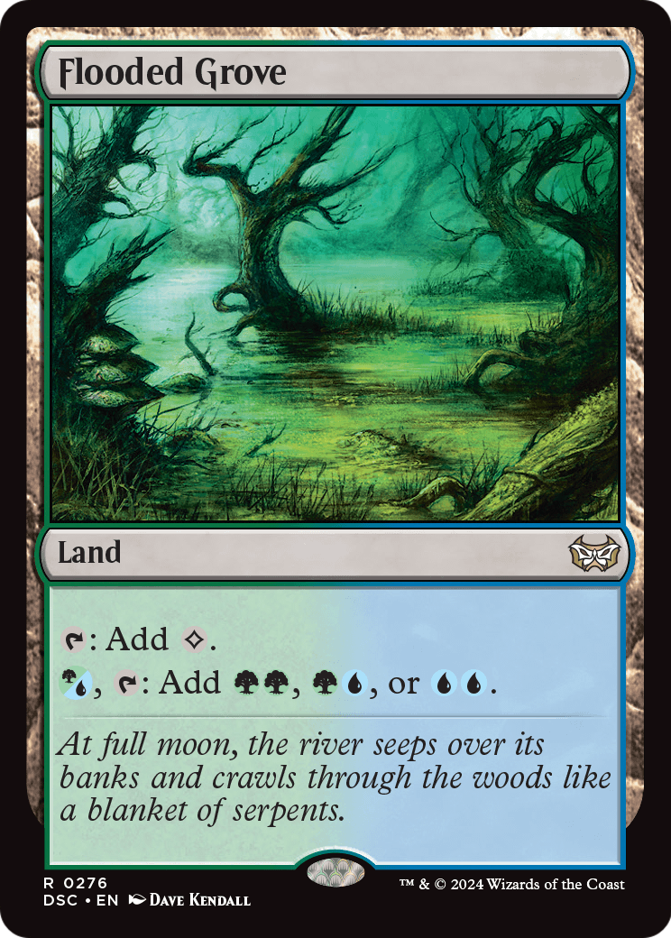 Flooded Grove (DSC-276) - Duskmourn: House of Horror Commander