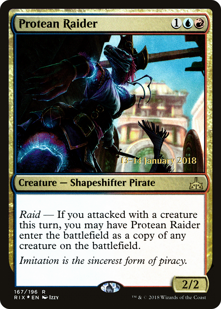 Protean Raider (PRE-167S) - Rivals of Ixalan Promos Foil