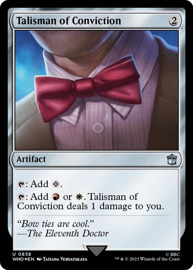 Talisman of Conviction (Surge Foil) (WHO-838) - Doctor Who Foil
