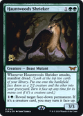 Hauntwoods Shrieker (PRE-182) - Duskmourn: House of Horror Promos Foil