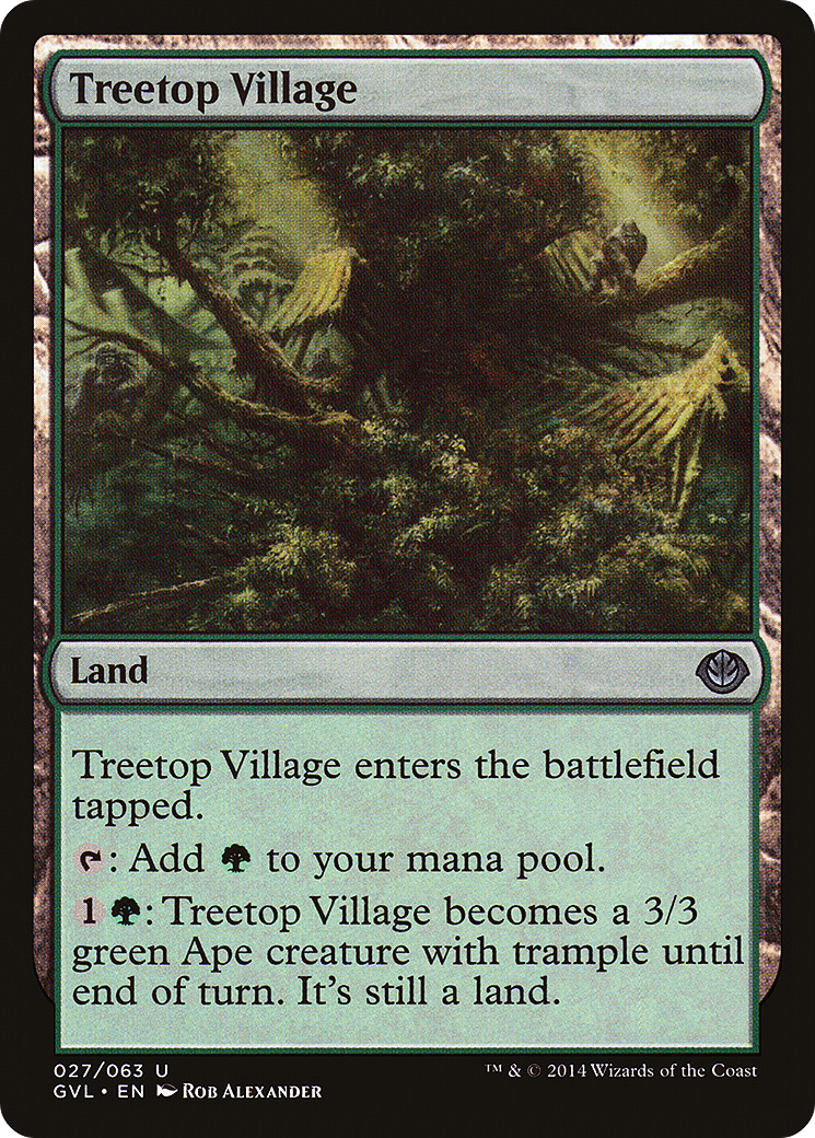 Treetop Village (DD3-) - Duel Decks Anthology: Garruk vs. Liliana