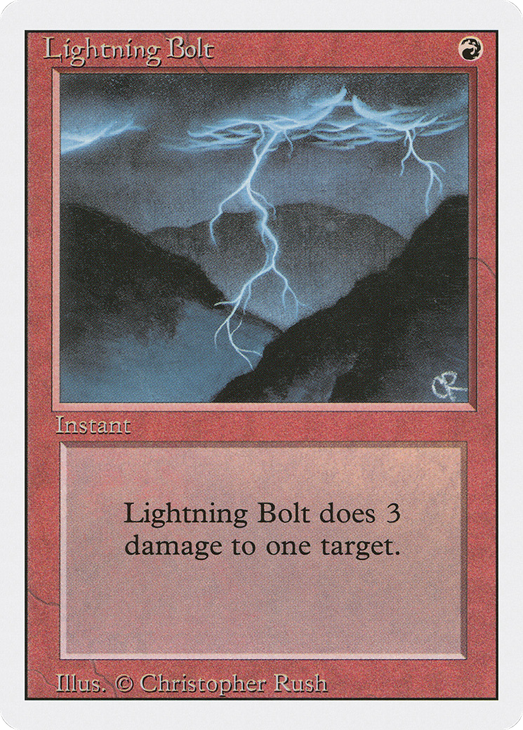 Lightning Bolt (3ED-) - Revised Edition