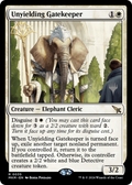Unyielding Gatekeeper (PPMKM-035) - Murders at Karlov Manor Promos Foil