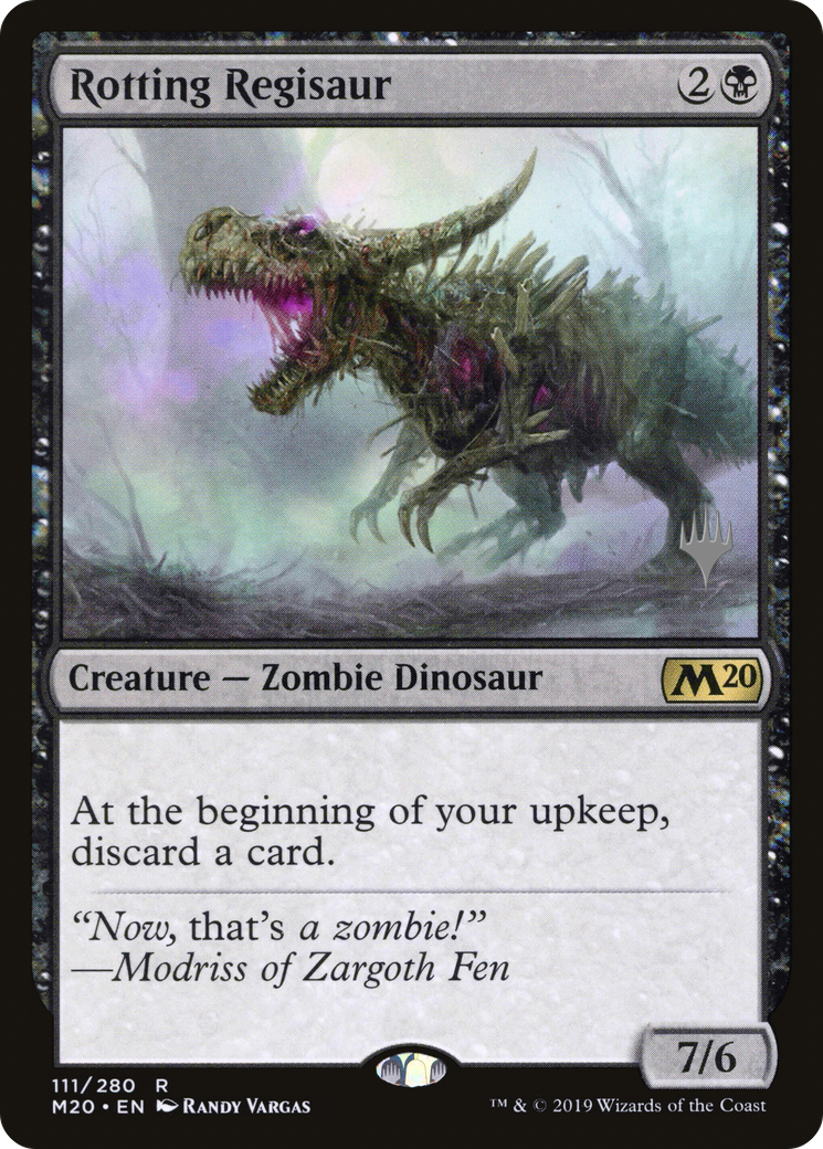 Rotting Regisaur (PPM20-111) - Core Set 2020 Promos